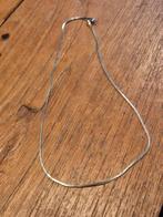 Zilveren ketting slangschakel 42 cm, Ophalen of Verzenden, Zo goed als nieuw, Zilver, Zilver