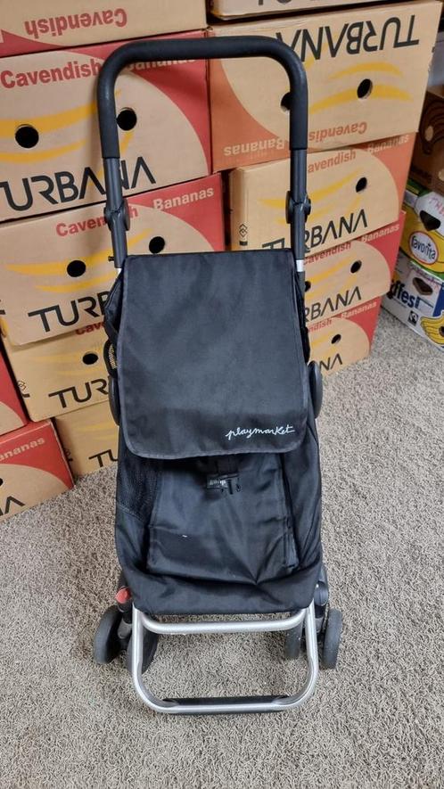 PLAYMARKET BOODSCHAPPEN TROLLEY duwen en/of trekken - WD014, Sieraden, Tassen en Uiterlijk, Tassen | Reistassen en Weekendtassen