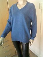 JOHN EDWARD Lamswol Trui V-Hals Blauw L, Kleding | Heren, Verzenden, Gedragen, Maat 52/54 (L), Blauw