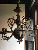 Koperen kroon voor kaarslicht, Ophalen