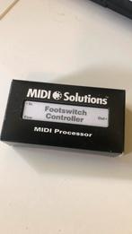 MIDI solutions footswitch controller, Muziek en Instrumenten, Midi-apparatuur, Nieuw, Ophalen of Verzenden