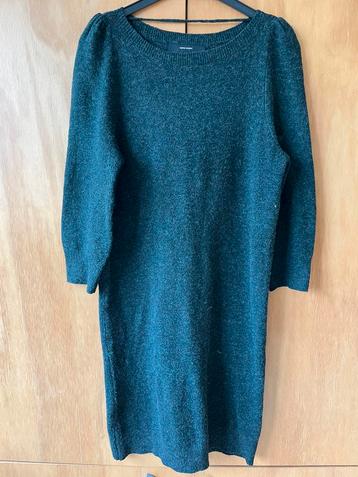 Groenblauw gebreide jurk van Vero Moda maat small beschikbaar voor biedingen