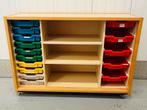Vintage schoolkast kdv Schilte speelgoedkast knutselkast, 100 tot 150 cm, Ophalen of Verzenden, Zo goed als nieuw, Minder dan 100 cm