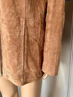 J152 Echt-suede-leren jasje mt. 44/46=L/XL jack blazer bruin