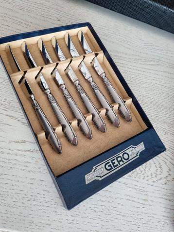 6 Gero Zilmeta Fruitmesjes 517 - Nieuw in Doos beschikbaar voor biedingen