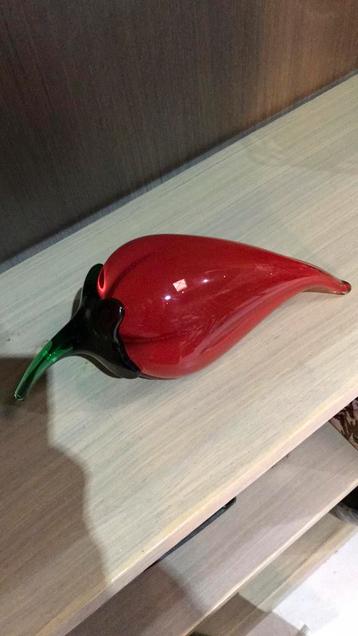 Vintage chilipeper. Murano glass style  beschikbaar voor biedingen