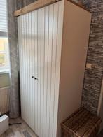 Witte linnenkast met legplanken, Huis en Inrichting, Ophalen, Overige materialen, Gebruikt, 200 cm of meer