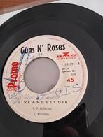 Guns & Roses vinyl single promo Costa Rica 1991, Ophalen of Verzenden, Zo goed als nieuw
