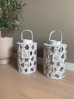 Windlicht Riviera Maison, Huis en Inrichting, Ophalen, Gebruikt, 25 tot 50 cm, Wit