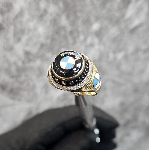BMW 14 karaat gouden herenring – stoer en stijlvol ( 585), Sieraden, Tassen en Uiterlijk, Ringen, Nieuw, Heer, Goud, Goud, Ophalen of Verzenden