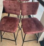 2 barstoelen Henders & Hazel burgundy red - geïmpregneerd, Huis en Inrichting, Stoelen, Ophalen, Twee, Overige kleuren, Zo goed als nieuw