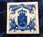 Herinneringstegel 25 jr. Juliana Regina., Ophalen of Verzenden, Gebruikt, Nederland, Overige typen