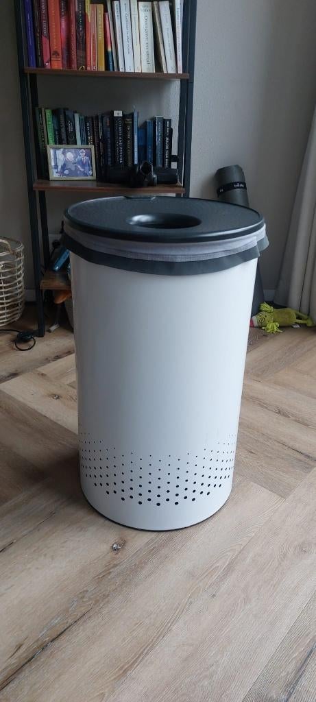 Brabantia Wasmand met Deksel wit/grijs, Ophalen, Gebruikt, Wit, Overige typen