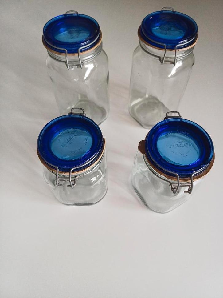 Vintage Fidenza made in Italy wekpoten glas, Huis en Inrichting, Keuken | Keukenbenodigdheden, Gebruikt, Ophalen of Verzenden