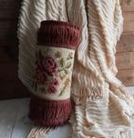 Brocante vintage sprei / plaid woondeken aparte stof igst., Ophalen of Verzenden