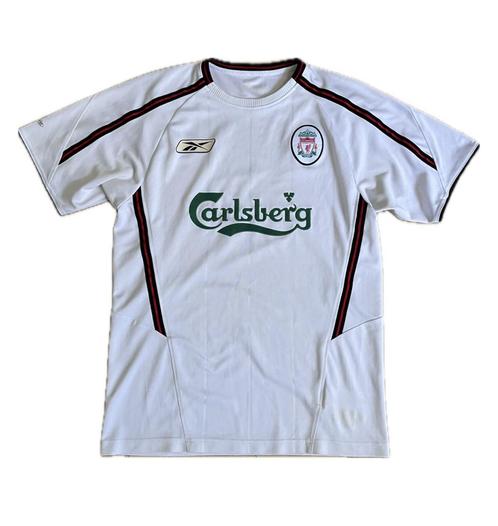 Liverpool uitshirt - 2003/05 - 8/10 (S), Sport en Fitness, Voetbal, Zo goed als nieuw, Shirt, Maat XS of kleiner, Ophalen of Verzenden