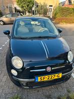 Fiat 500 TwinAir Turbo 2011 Blauw 86pk igst, Auto's, Metallic lak, Beige, 905 kg, Handgeschakeld