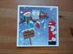 Zelfgemaakte Kerstkaart met Uilen, Ophalen of Verzenden, Nieuw, Kerst