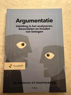 A.F. Snoeck-Henkemans - Argumentatie, Ophalen of Verzenden, Zo goed als nieuw, A.F. Snoeck-Henkemans; F.H. van Eemeren