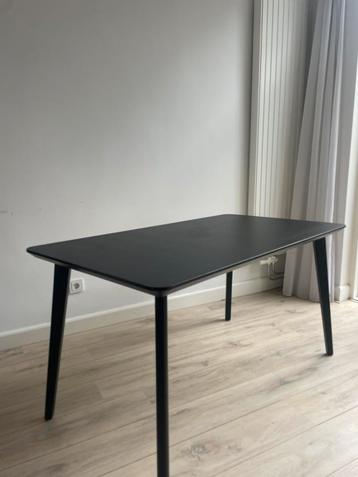 IKEA LISABO tafel 140x78 zwart