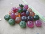 617/ toermalijn rondelle kralen, Ophalen of Verzenden, Nieuw, Kraal