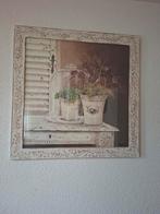 Schilderij met bloemen in potten, Ophalen of Verzenden