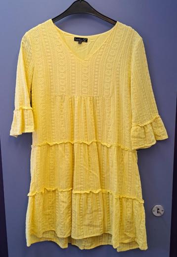 Smashed Lemon vrolijke gele jurk bloem structuur mt 38 49392 beschikbaar voor biedingen