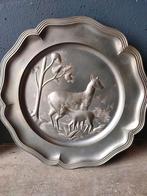 Antieke Wandbord Tin, Antiek en Kunst, Antiek | Tin, Ophalen