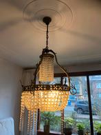Antieke kristallen kroonluchter, Ophalen of Verzenden, Gebruikt, Art deco