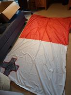 Grote vlag Malta 1.50 x 2.25 meter duurzame kwaliteit, Diversen, Ophalen of Verzenden, Zo goed als nieuw
