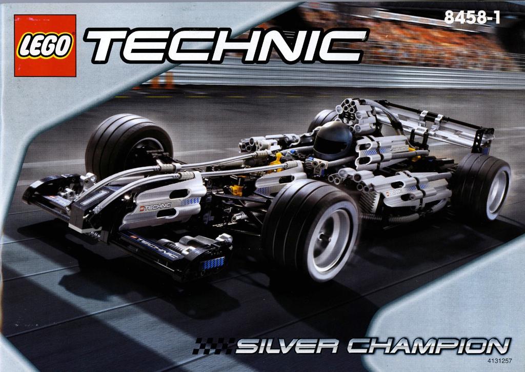 Lego Technic - 8458 - Silver Champion, Kinderen en Baby's, Speelgoed | Duplo en Lego, Gebruikt, Lego, Lego.com/service, Ophalen of Verzenden