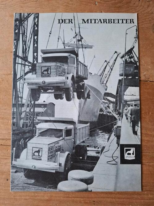 Büssing Magazine "Der Mitarbeiter" Nr. 3 Juli - Sept. 1958, Boeken, Auto's | Folders en Tijdschriften, Zo goed als nieuw, Ophalen of Verzenden