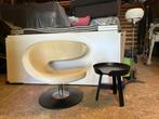 Varier Peel design stoel fauteuil chair creme leer, Huis en Inrichting, Fauteuils, Ophalen, Gebruikt, Leer, Nvt