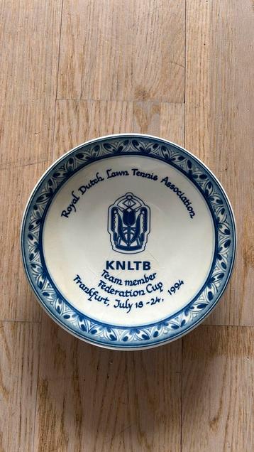 Westraven KNLTB Federation cup Team Member bordje porselein beschikbaar voor biedingen