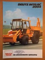 Folder Deutz Intrac 2004, Gelezen, Ophalen of Verzenden, Tractor en Landbouw