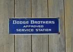 Dodge brothers approved service station bord W200 Charger, Verzamelen, Nieuw, Reclamebord, Ophalen of Verzenden