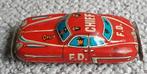 Vintage Blikken Brandweerauto - Chief, Antiek en Kunst, Ophalen of Verzenden