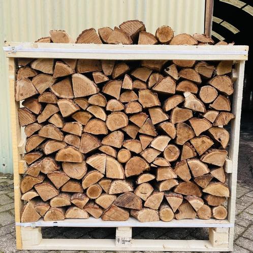 Ovengedroogd Eiken Haardhout 1m³ – Schoon & Lang Brandend, Tuin en Terras, Haardhout, Blokken, Eikenhout, Minder dan 3 m³, Ophalen of Verzenden