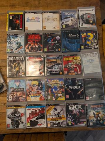 25 ps3 spellen beschikbaar voor biedingen