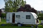 Burstner Caravan Premio 480 TK Stapelbed, Treinzit, 750 - 1000 kg, Particulier, Dwars-stapelbed