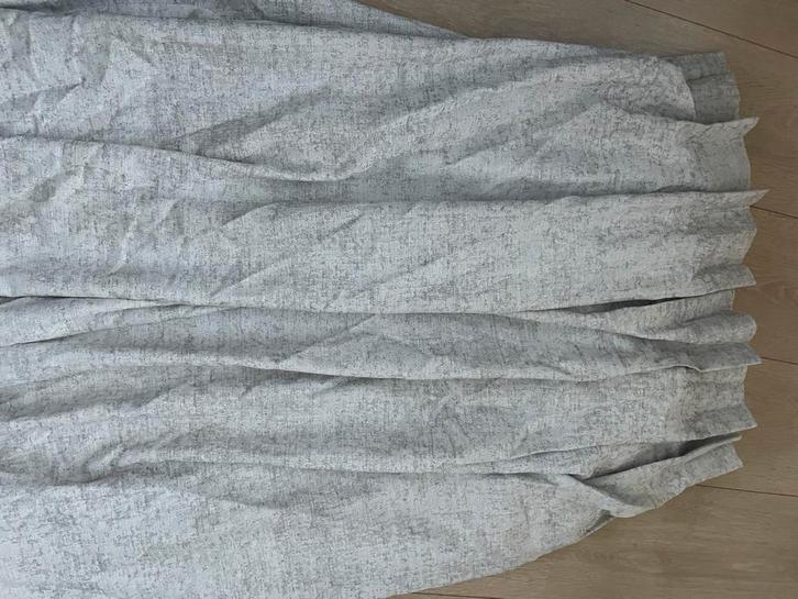 Gordijnen, lichtgrijs, Huis en Inrichting, Stoffering | Gordijnen en Lamellen, Gebruikt, 200 cm of meer, 150 tot 200 cm, Grijs