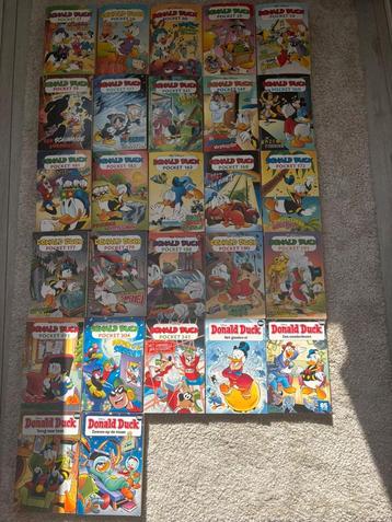 Donald Duck Pocket Boeken Verzameling + Griezelboek beschikbaar voor biedingen