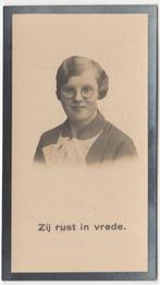 Willibrorda Fr.J.M.van Eert 1912 Veghel + 1933 Veghel, 21 jr, Verzamelen, Bidprentjes en Rouwkaarten, Verzenden, Bidprentje