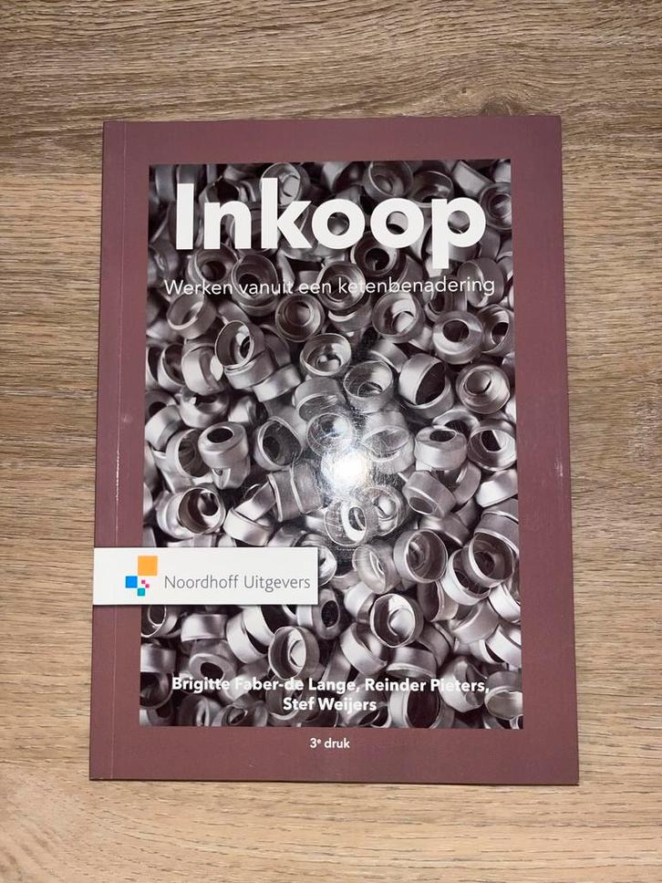 Inkoop - Werken vanuit een ketenbenadering, Boeken, Economie, Management en Marketing, Zo goed als nieuw, Management, Ophalen of Verzenden