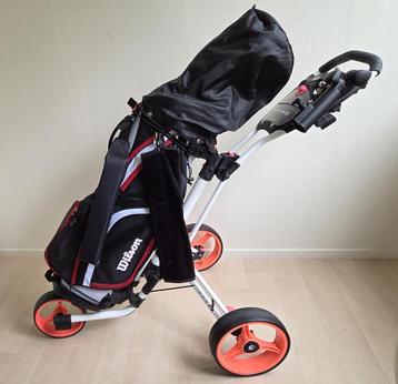 Wilson X-31 starterset dames + golftrolley opvouwbaar - ZGAN beschikbaar voor biedingen