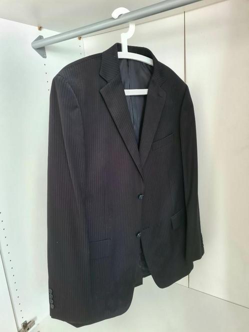 Heren colbert - Zwart met lichte krijtstreep - Nog erg mooi, Kleding | Heren, Kostuums en Colberts, Gedragen, Maat 56/58 (XL)