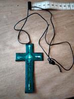 Mooi antiek geëmailleerd kruis, Antiek en Kunst, Ophalen of Verzenden
