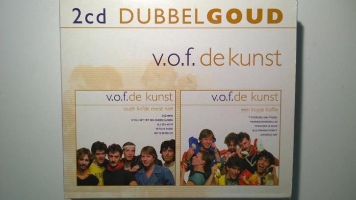 V.O.F. De Kunst - Een Kopje Koffie & Oude Liefde Roest Niet, Cd's en Dvd's, Cd's | Nederlandstalig, Zo goed als nieuw, Pop, Ophalen of Verzenden