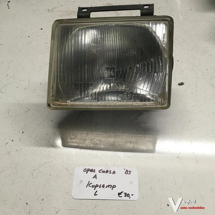 Opel Corsa A 1985  Koplamp Linkssvoor, Auto-onderdelen, Verlichting, Gebruikt, Ophalen of Verzenden