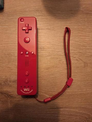 Nintendo wii controller met motion plus rood beschikbaar voor biedingen